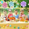 20 Daisy Flower Balloons, Floral Aluminum Foil Balloons for Birthday, Wedding Party Decorations view 4