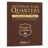 Whitman Coin Collectors Board Traditional Coin Map US National Parks Quarter Series 2010  2021 view 1