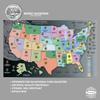 Whitman Coin Collectors Board Traditional Coin Map US National Parks Quarter Series 2010  2021 view 2