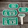 3D Printed personalised Back/Rear Licence Plate for COZY COUPE CAR view 1