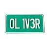 3D Printed personalised Back/Rear Licence Plate for COZY COUPE CAR view 2