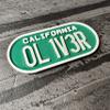 3D Printed personalised Front State Licence Plate for COZY COUPE CAR view 3