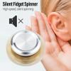 FREELOVE Gear Fidget Spinner for Adults, Mini Tiny Small Finger Toys, Metal Copper Cog Ball, Quiet Silent Figette EDC, Kinetic Hands Gyro for Stress Anxiety Men view 4