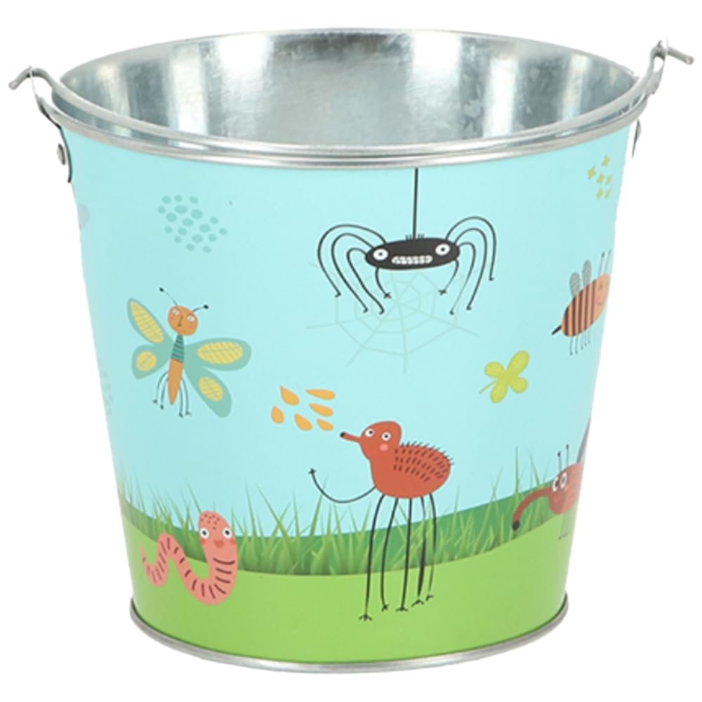 Esschert Design Children's Garden Bucket with Insects Motif