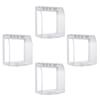 Operitacx 4pcs Socket for Home Transparent Splash Outlet Protective Cover for Use for Kitchen and More view 1