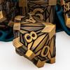 ARUOHHA DND Metal Dice Set Crystal Shards Dice with Gift Box, 7PCS Antique Gold Polyhedral Dice RPG Role Playing Game Handmade 6 Sided D and D Dice Set D20 D12 D10 D8 D6 D4 view 4