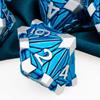 ARUOHHA DND Metal Dice Set Crystal Shards Dice with Gift Box, 7PCS Silver Blue Polyhedral Dice RPG Role Playing Game Handmade 6 Sided D and D Dice Set D20 D12 D10 D8 D6 D4 view 4