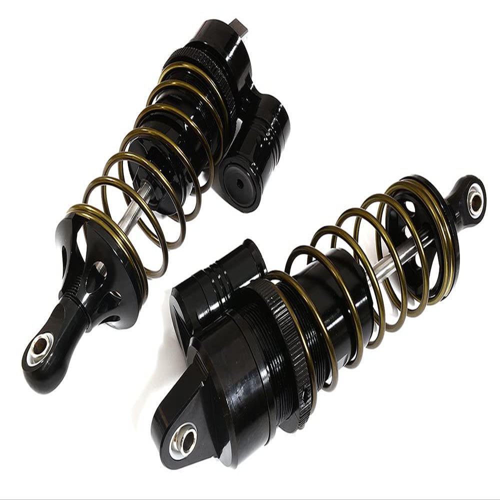 Integy Black Billet Machined Piggyback Front Shocks for Losi 1/5 Scale DBXL-E & 2.0