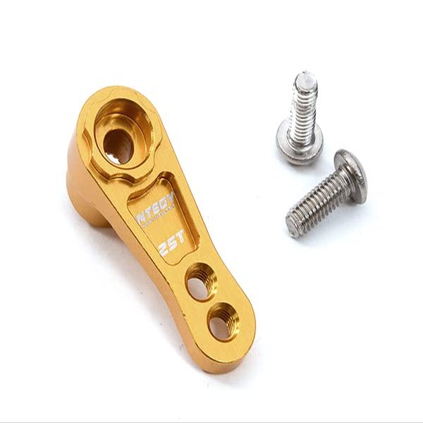 Integy Gold Billet Machined Alloy Servo Horn 25T for Futaba Servos (r = 15mm, 19mm)