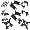 Black Stage 1 Billet Machined Suspension Upgrade for Traxxas 1/10 Slash 4X4 LCG view 1
