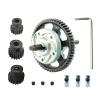 Clutch Assembly w/ 54T Metal Spur & 15/17/19T Pinions for Traxxas 1/10 Slash 4X4 view 4