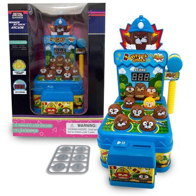 Thin Air Brands Whack Attack Arcade The Light and Sound Hammer Game - Interactive Educational Toys for Toddlers & Kids, Pounding Toy for 3 4 5 6 7 8+ Year Old Boys/Girls
