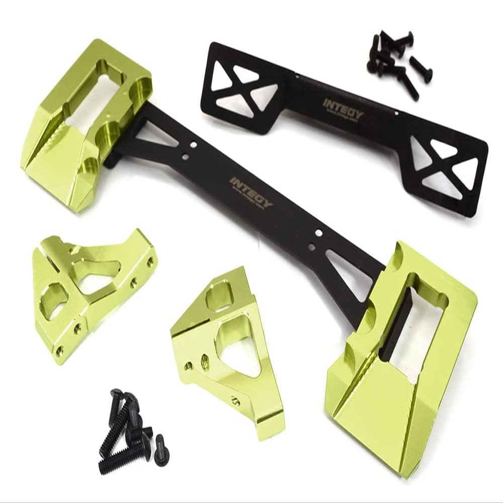 Green Alloy Machined Rear Body Mount Set for Traxxas 1/8 Sledge 4WD 9515