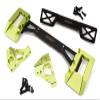 Green Alloy Machined Rear Body Mount Set for Traxxas 1/8 Sledge 4WD 9515 view 1