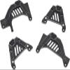 Black Alloy Shock Tower Set for Axial SCX6 RC Crawler - Front & Rear 251001 view 1