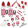 Red Alloy Machined Upgrade Conversion Kit for Traxxas 1/8 Scale Sledge 4WD view 1