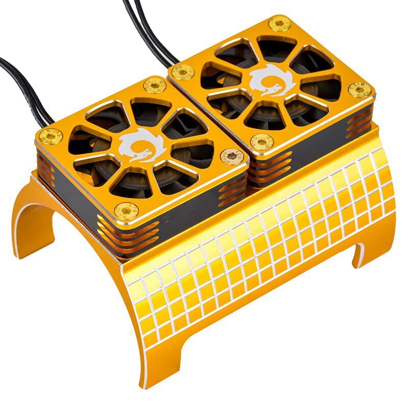 Integy Alloy Heatsink w/Cooling Fans for 1/5 Scale 55-58mm O.D. Size Drive Motor