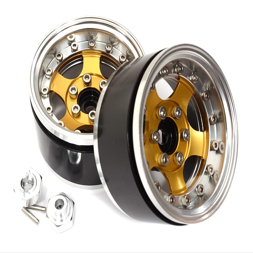 Integy Billet Machined Off-Road 1.9 Size (2) Beadlock Wheel for 1/10 Scale Crawler