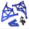 Integy Blue Billet Machined Wing Mount Kit for Losi 1/5 Desert Buggy XL-E & 2.0 view 1