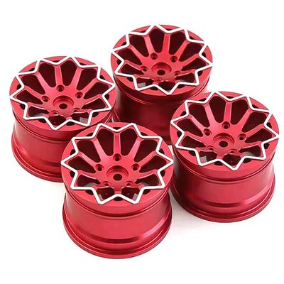 Integy 10 Spoke Alloy Wheel Set (4) for 1/10 Drift Racing W=26mm