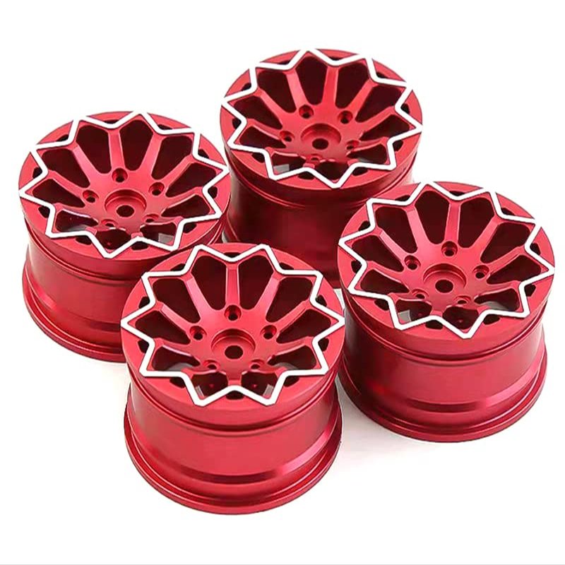 Integy 10 Spoke Alloy Wheel Set (4) for 1/10 Drift Racing W=26mm