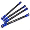 Blue Front and Rear Lower Suspension Links for Axial SCX6 RC Crawler 254004 view 1
