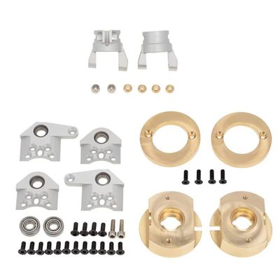 Integy Alloy Caster & Steering Blocks w/Weight Added 146g Each for Wraith 2.2 & RR10