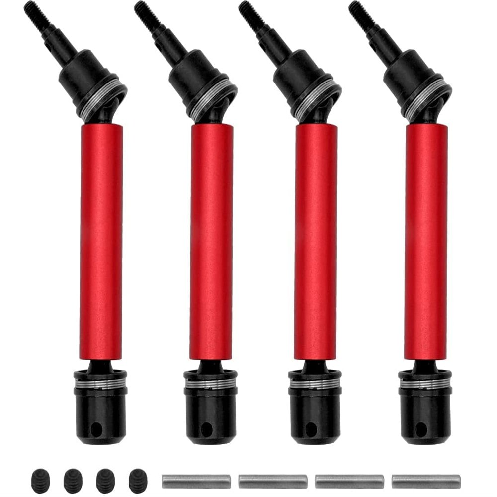 Integy RC Alloy Machined Driveshaft Set for Arrma Senton 3S, Typhon 3S, Vorteks 3S