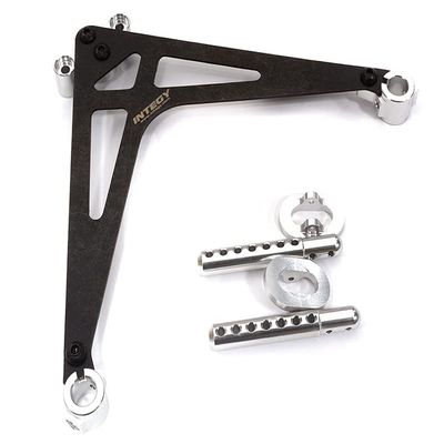 Integy Billet Machined Rear Body Posts & Mount Set for Losi 1/10 22S Drag