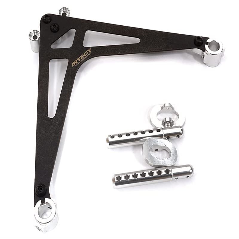 Integy Billet Machined Rear Body Posts & Mount Set for Losi 1/10 22S Drag