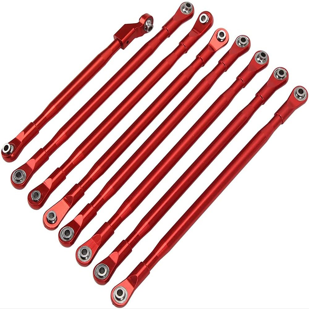 Front & Rear Upper Suspension Linkages (8) for Axial SCX6 Crawler 254003 254004