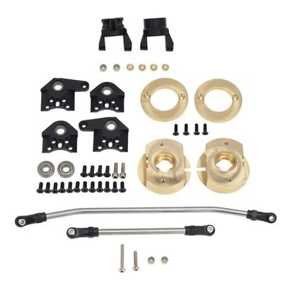 Integy Alloy Caster, Steering Blocks Weight +146g Each w/Linkages for Wraith 2.2 & RR10