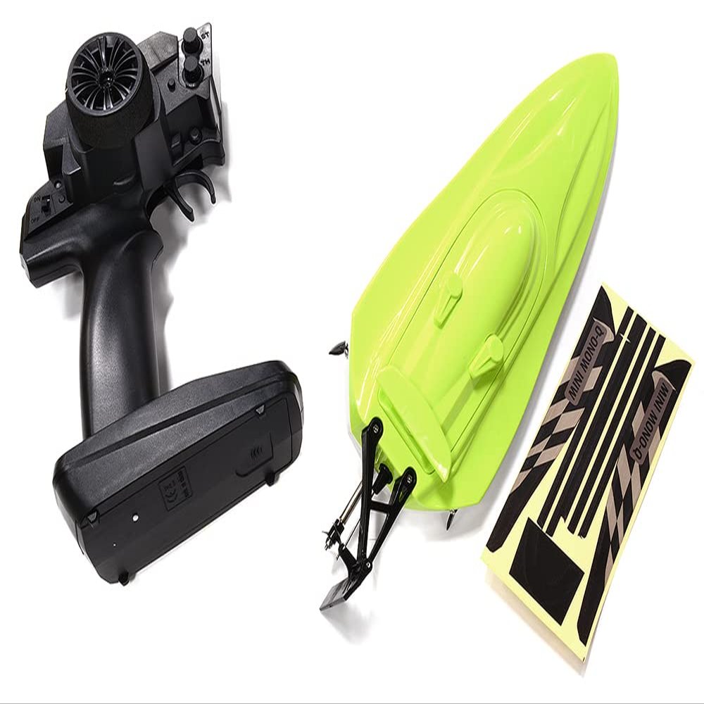 Integy Mini Mono-Q Speed Boat 303mm w/Motor, ESC and RC ARTR Kit- Green