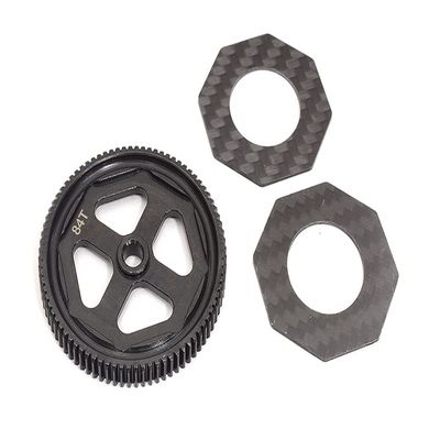 Integy Billet Machined 84T Steel Spur Gear for Losi 1/10 22S Drag, SCT & ST