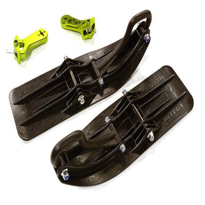 Integy Green Front Sled Attachment Conversion Kit for Losi 1/5 DBXL-E 2.0 4WD (for RWD)
