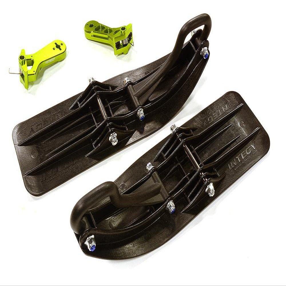 Integy Green Front Sled Attachment Conversion Kit for Losi 1/5 DBXL-E 2.0 4WD (for RWD)