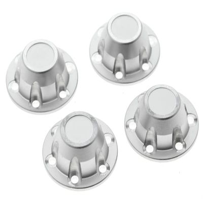 Alloy Machined Center Wheel Hub Caps (4) for Axial SCX6 45001