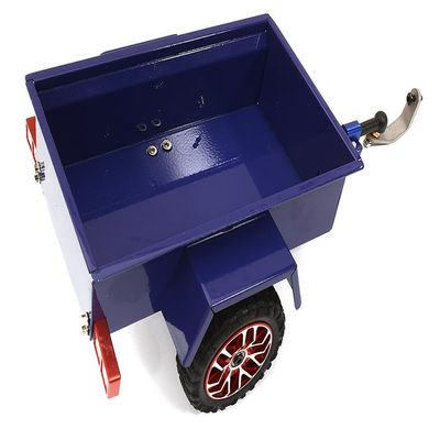 Integy Realistic Blue Metal Cargo Utility Box Trailer for 1/24 Scale RC 144x91x53mm