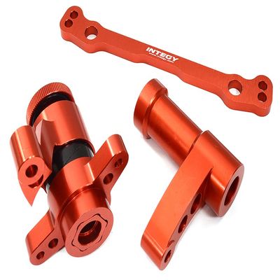 Integy Red Billet Machined Steering Bellcrank Upgrade Set for Losi 1/5 DBXL-E 2.0 4WD