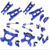 Blue Billet Machined Alloy Upgrade Suspension Kit for Traxxas 1/10 Hoss 4X4 view 1