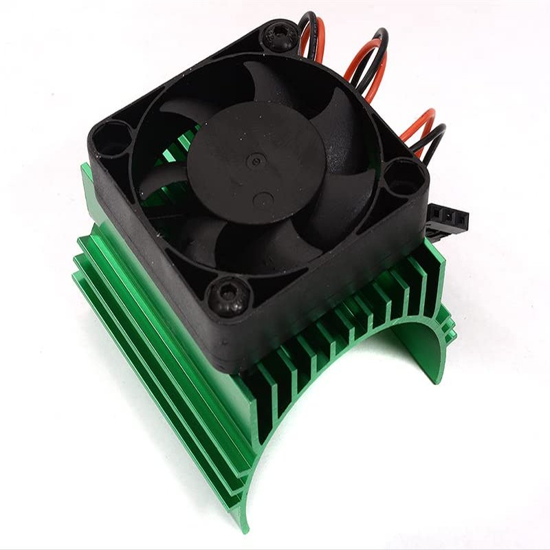 Integy Motor Heatsink w/Cooling Fan 40x40mm for Brushless Motor 4074/4274/1515 Size