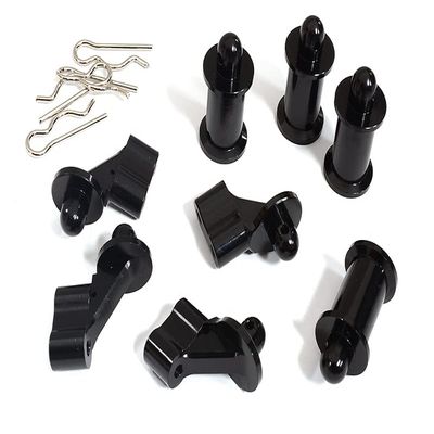 Machined Front & Rear Body Mount Set for Arrma 1/8 Kraton 6S BLX V3 AR330230