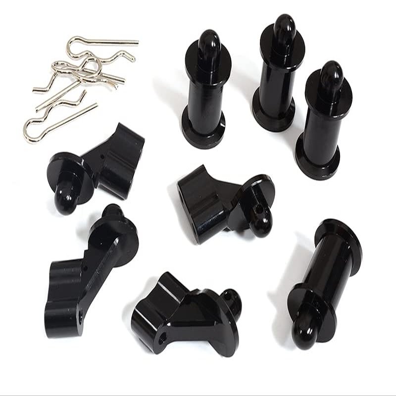 Machined Front & Rear Body Mount Set for Arrma 1/8 Kraton 6S BLX V3 AR330230