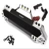 Silver Metal Front Bumper with LED Lights for Traxxas X-Maxx 4X4 Upgrade Kit view 1