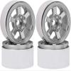 Integy Billet Machined Alloy 6 Spoke 1.9 Wheels (4) for Scale Crawler W=29mm view 1