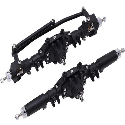 Alloy Machined Front & Rear Axle Assembly w/Internals for SCX10 II 90046 90047