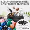 National Geographic Platinum Series Ultra Quiet Rock Polisher Kit - Patent-Pending for Kids & Adults, 2 lb. Barrel, Rocks, Grit, GemFoam, Rock Tumblers view 3