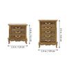 ibasenice 2Pcs 1 16 Scale Dollhouse Furniture Miniature Cabinet and Corner Cabinet for Tiny House Bedroom Decor Accessories view 3