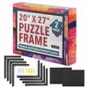 Impresa Jigsaw Puzzle Display Frame Kit - 2-Pack 20x27 in Black - Easy Snap-Together Puzzle Board Backing - Versatile Wall Hanging & Art Display - Fits 1000 Piece Frame view 1