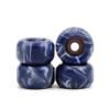 SPITBOARDS Fingerboard Swirl Wheels Polyurethane CNC Lathed Bearing Wheels - Blue Swirl view 1